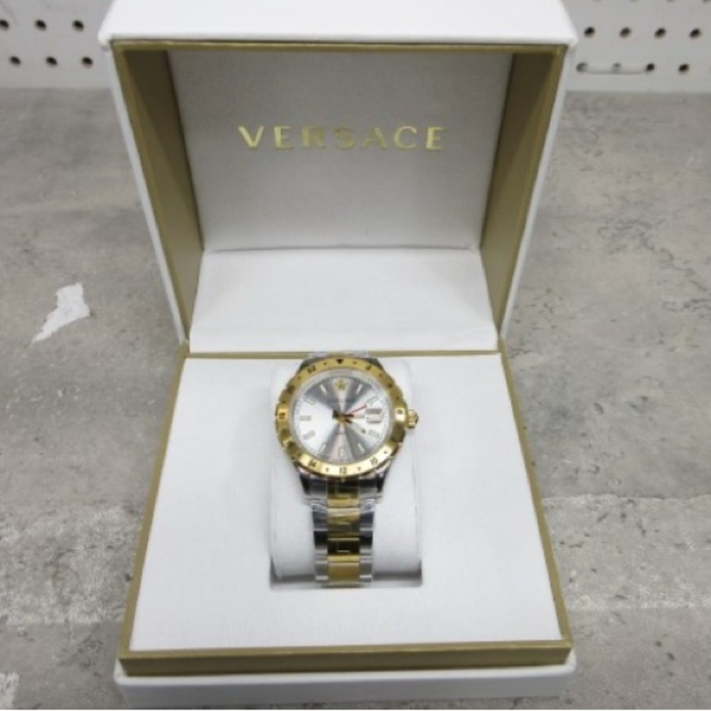 Versace Two-Tone Gold and Silver Watch